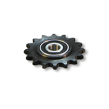 Idler Sprocket for #41/#40 chain with 1/2" ID precision ball bearing, 16 tooth, part no. 2187