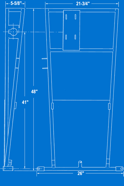 Kart Frame, Dimensional Diagram