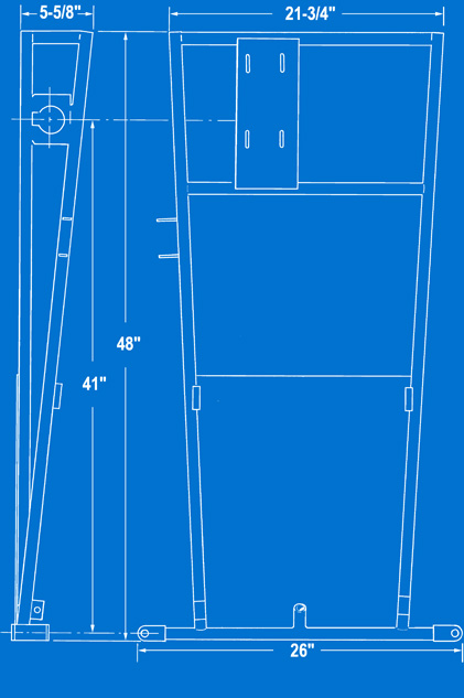 blueprint go kart frame dimensions