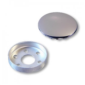 Steering Wheel Cap Assembly (Mounting Cup & Chromed Cap) Part No. 1877