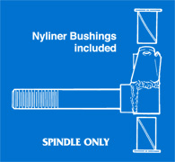 Spindle & Nyliner Bushings Illustration (No hardware)