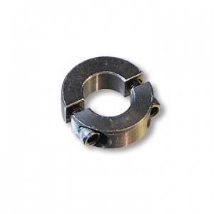Steel Split Locking Collar, 3/4" ID x 1-3/4" OD x 1/2" width, 1/4" Keyway, part no. 8551