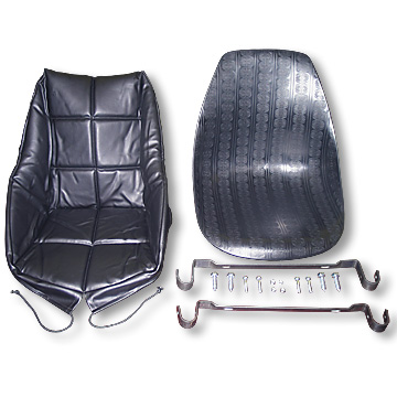 thumbnail image 2 of Go Kart Seat Vinyl Cover - Padded Overlay For Bucket Seat Trike Buggy 2 of 3
